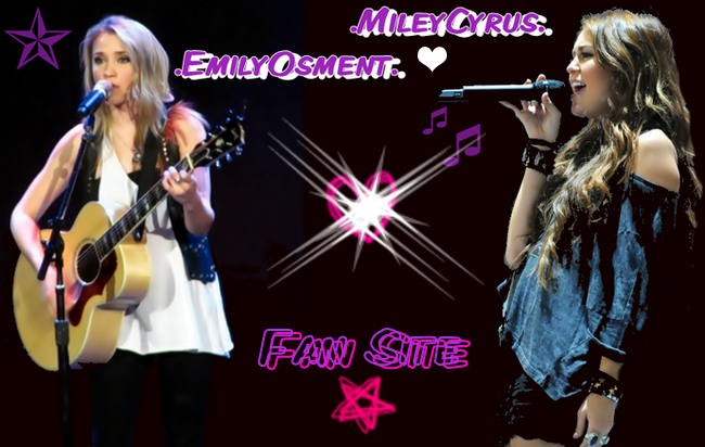 Miley Cyrus and Emily Osment from HANNAH MONTANA. LOVE YOU Girls <33333